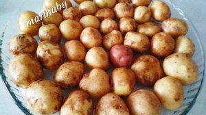 Запеченный молодой картофель