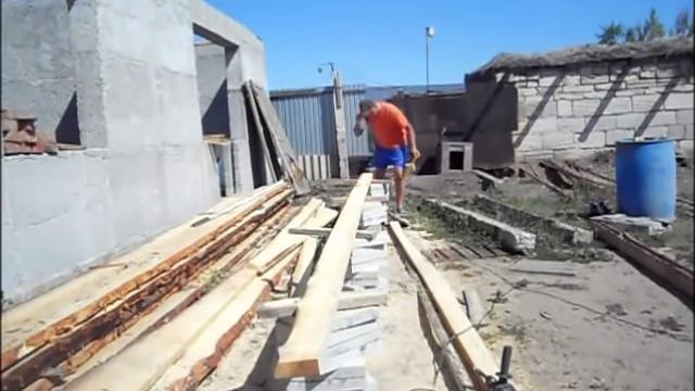 Мауэрлат или фундамент крыши своими руками. смотреть онлайн