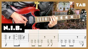 Black Sabbath - N.I.B. - Guitar Tab | Lesson | Cover | Tutorial