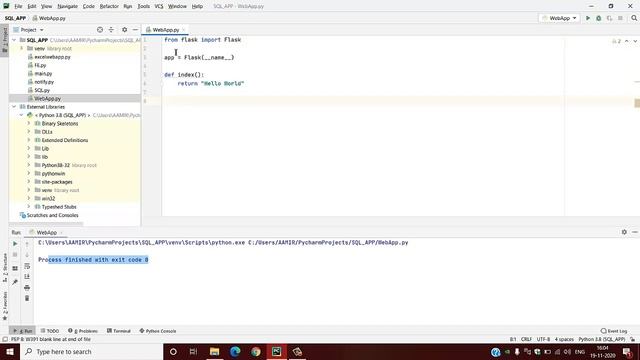 How To Create Web Application Using Python & Flask || Example