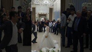 танец друзей жениха на Даргинской свадьбе