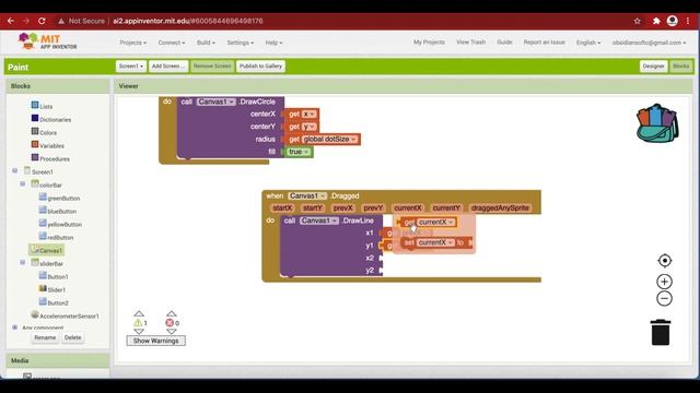Drawing App in MIT App Inventor | Paint App | Android Drawing App | MIT App Inventor Tutorial