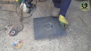 Balgarkada kesish. Как вырезать круглое отверстие болгаркой в металле.