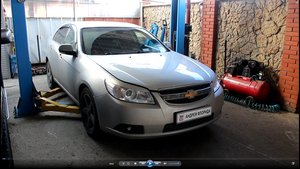 Замена маслосъемных колпачков на двигателе на Chevrolet Epica Шевроле Эпика 2006 года 1часть