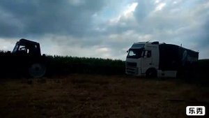 МТЗ ТЯНЕТ ФУРУ VOLVO..! ЖЕСТЬ