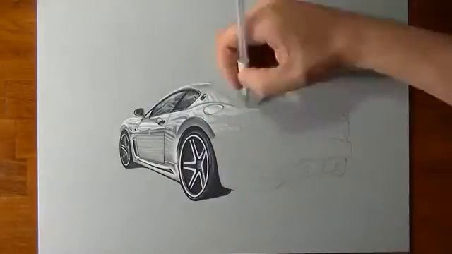 3D РИСУНОК МАШИНЫ смотреть онлайн