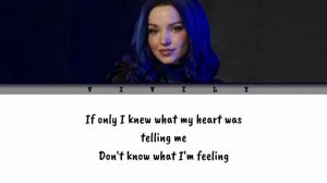 Dove Cameron - If only (DESCENDANTS) Color Coded Lyrics