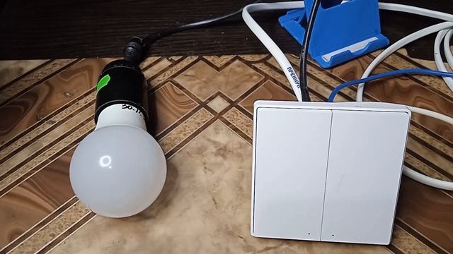 Умный выключатель Xiaomi Aqara D1.  Двухклавишный, с нулевой линией