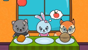 Bimi Boo Baby Games Бими Бу игры для малышей Feed the animals Накорми зверей