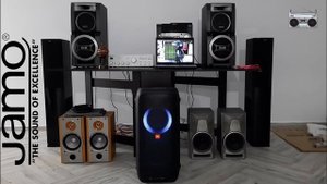 JAMO S606 POWERFULL BASS TEST AT 20 % VOLUME WITH ONKYO INTEGRA A8015