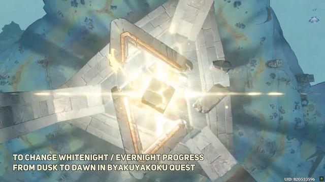 How to switch Whitenight Evernight in Enkanomiya Genshin Impact