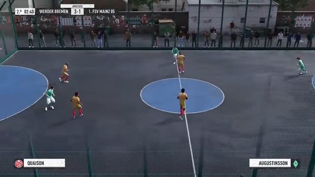 FIFA 21 Volta 4 vs 4 Werder Bremen vs 1 FSV Mainz 05 Simulacion