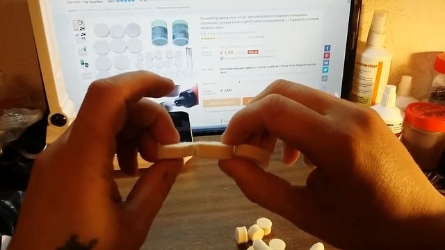 Посылка из Китая - Войлочный насадки для гравера. смотреть онлайн