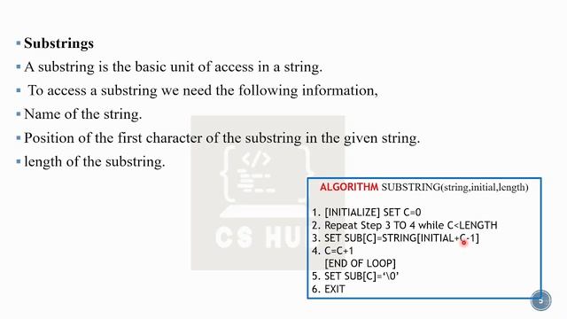 String operations with Algorithm and C program | Length | Index | Substring | Concatenation смотреть онлайн