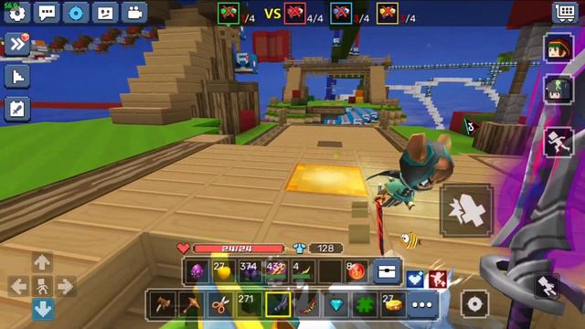 Playing with IamNotDrunk In BlockmanGo BedWars  blockman go