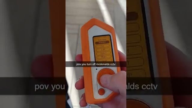 Turning off McDonalds CCTV with Flipper Zero ???