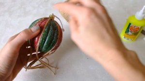 Елочная игрушка шар воздушный мастер класс/новогодняя игрушка шар на елку