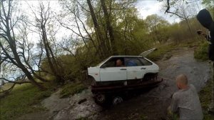 Самодельный вездеход на гусеницах. Девятка на гусеницах.