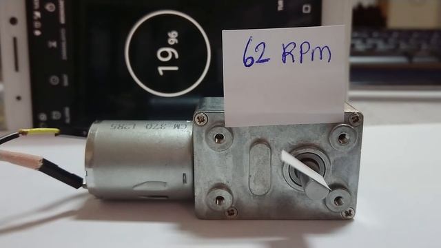 12V Dc Gear Motor 62 RPM. смотреть онлайн