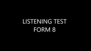 Аудирование 8 класс