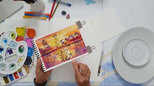 БЕСПЛАТНЫЙ МАРАФОН ПО АКВАРЕЛИ! КАКИЕ МАТЕРИАЛЫ НУЖНЫ?