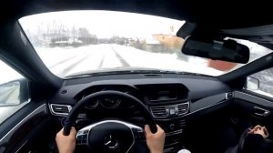 2015 Mercedes-Benz E 200 POV Test Drive / Мерседес-Бенц Е 200 Тест Драйв от первого лица