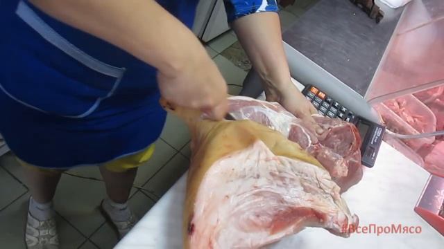 Странная покупательница. Купила огромный кусок мяса! смотреть онлайн