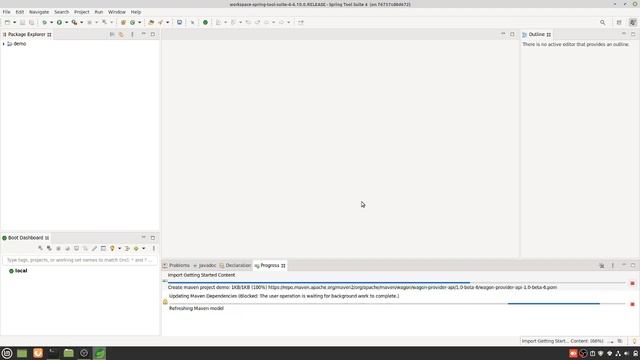 Create Spring Boot Web project with Spring Tool Suite (in docker) смотреть онлайн