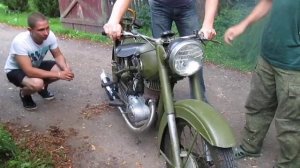 Заводим  ИЖ-49 с Иваном Зенкевичем (огонь)