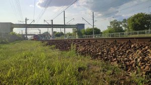 Электропоезд ЭД4М-0142 сообщение Москва-Казанская – Голутвин "Июньская нормальная погода"