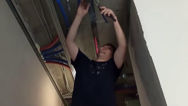 Устанавка анкерных подвесов с зажимом . смотреть онлайн