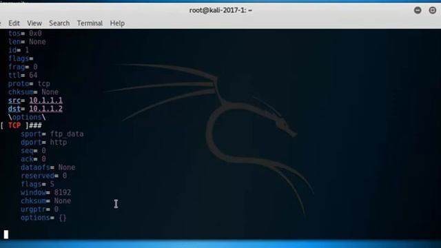 Create single tcp packet using scapy смотреть онлайн