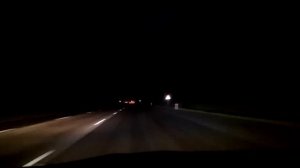 Светодиодный свет мокрый асфальт. Светодиодные лампы H4. VW Polo Sedan.