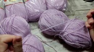 Самая бюджетная пряжа для вязания спицами и крючком.