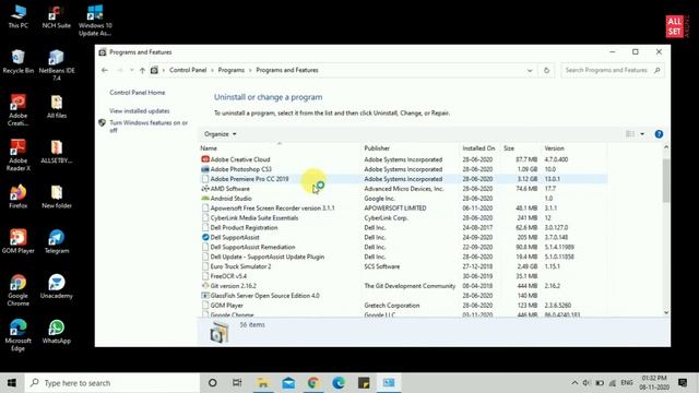 How to uninstall a software from computer- Laptop | Malayalam | All Set by Arun | Tips смотреть онлайн