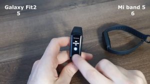 Какой браслет выбрать? Galaxy fit2 vs Mi Band 5