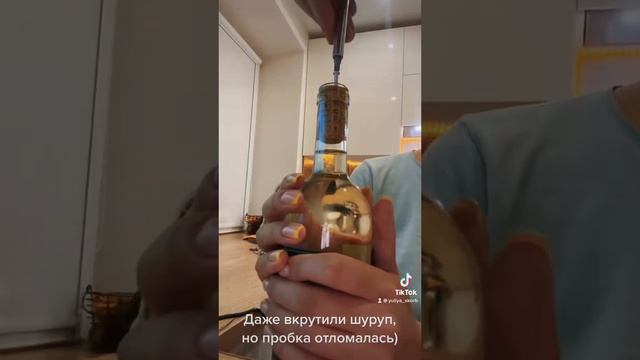 Как открыть бутылку вина с помощью утюжка для волос смотреть онлайн