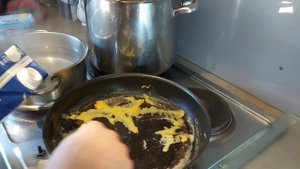 Умелые ручки моей дочки,рецепт советую. Картофельные клецки с грибами.
