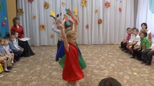 Танец "Краски", дети 4,5-5 лет
