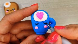 Лепка из пластилина/кавайная еда/милые фигурки из лёгкого пластилина