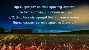 Красота Иисуса, светись во мне (фонограмма)