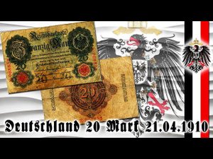 ГЕРМАНИЯ 20 МАРОК 1910 года, подробный обзор