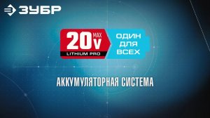 20V MAX Аккумуляторная система ЗУБР