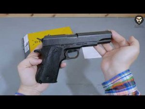 Макет пистолета Denix D7/1316 Colt 1911A1 (ММГ, Кольт) видео обзор 4k
