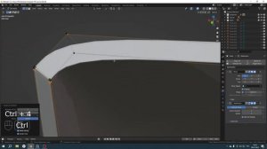 Создаём автомобиль в blender. 3д моделирование. Часть 9. Спойлер