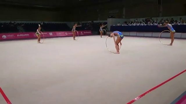 Всероссийскии соревнования по художественной гимнастике "Весенний Кубок" Групповое "Сибирячки" смотреть онлайн