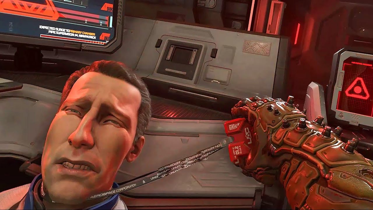 Doomguy Meeting Humans #Shorts #DOOM #Doomguy #Humans #Bethesda #BFG #DoomSlayer