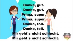 Guten Tag! Hallo! Wie geht's? Немецкий язык.