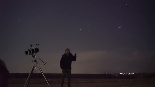 Венера в Плеядах. Смотрим в телескоп и невооруженным глазом