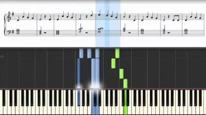 Как играть на пианино Джингл Белс - How to Play Jingle Bells